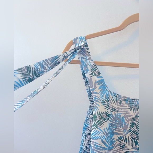 NWOT Lucy Paris Tropical Print Midi Dress w/Bow Tie Straps - XS - Picture 6 of 11